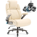 Big and Tall Office Chair 500lbs - Adjustable Headrest&lumbar Support, 3d Flip Arms, Large Wheels &heavy Duty Metal Base, Ergonomic High Back