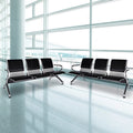 Kinfant Waiting Room Reception Chairs - Waiting Room Bench with Arms Airport Reception Bench Guest Reception Chairs Lobby Bench Waiting Area
