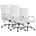 Furmax Ergonomic Office Desk Chair, White, 4 Items