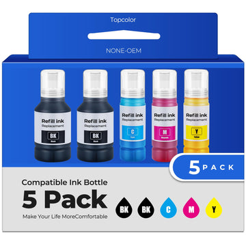 Compatible for EPT542 Ink Refill Bottles ET-5850 ET-5150 ET-5170 ET-16650 ET-5800 Replacement for ET5150 ET5170 ET5850 ET5800 ET16650 ET-16600 ET-5880 ET-5180 ST-C8000 Printer