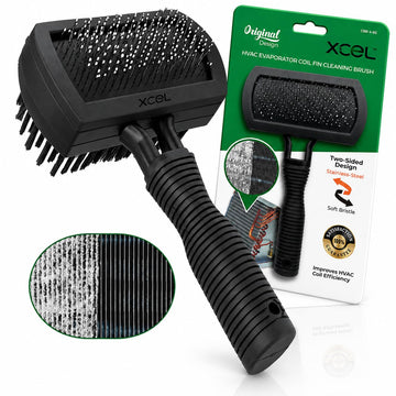 AC Coil Cleaning Brush & Fin Cleaner Comb for HVAC Evaporator & Condenser