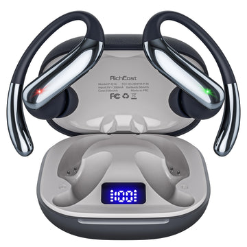 AI Translation Earbuds Real Time with Audio and Video Calls, 4-in-1 Bluetooth 6.0 Translator Headphones with 6 Translation Modes/Meeting Notes & ANC Audifonos,Traductores Ingles Espaol Black
