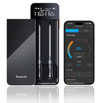 GoveeLife Smart Wireless Meat Thermometer Digital 2 Probes with App Alarm