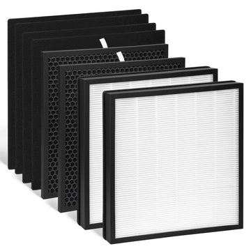 2-Pack AM3 Replacement Filter Compatible with Fellowes Aeramax Pro AM3?AM4?AM3S?AM4S Air Purifiers Filter Includes 4 Carbon Fiber Pre-Filters, 2 HEPA Filters, and 2 Activated Carbon Filter (2)