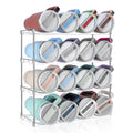 Stackable Water Bottle Organizer, Large Compartment Water Bottle Holder for Stanley 40 oz Tumbler, Kitchen Storage Organizer for Stanley Cup Accessories, Tumbler Organizer Wine Rack - Hold 16 Bottles