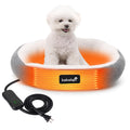 Indoor Heated Cat Bed, Heated Pets Bed for Indoor Cats Kitten Small Dogs Puppy Machine Washable Electric Warming Bed Mat Soft Cozy Pet Heating Pad with Timer & Temp Adjustable
