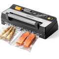 Next-Gen Vacuum Sealer Machine, Food Vacuum Sealer with Powerful Suction Pump, Dual-System for Valve&Textured Bags, Canisters & Marinate, Dual-Heat Seal for Dry&Moist Food, Built-in Cutter&Bag Storage