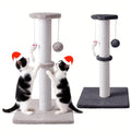 2 Pack Cat Scratching Post, 19.2in Kitten Scratcher Post, Sisal Rope with Hanging Ball and Mice for Indoor Kittens or Smaller Cats