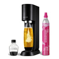 SodaStream MIX™, Sparkling Drink maker & Soda Maker Kit, Carbonates Any Drink, With Dishwasher Safe Carbonating Bottles and 1 CO2 Cylinder/Carbonator, Makes Up To 60L* Drinks, Black