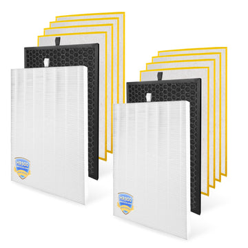 HR900 Filter Replacement Kit Compatible with Winix HR900 Ultimate Pet Air Purifier,Part # 1712-0093-00 and 1712-0094-00, 2 Set