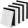 AP-1512HH Replacement Filter Compatible with Coway Airmega AP-1512HH, AP-1512HH-FP, AP-1518R, AP-1519P and Airmega 200M, Part Number 3304899, 4 AP-1512HH Filters + 4 Carbon Filters