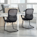 Dumos Office Desk Chair, Computer Chairs Set of 2, Mesh Back Lumbar Support, 2 Pack, Dark