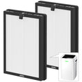 2 Pack K1 Replacement Filter Compatible with LUNINO K1 Air Purifier, Double-Sided Filters for Home Large Room Up to 2600 Ft², H13 True HEPA and Activated Carbon Filter