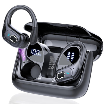 AI Translation Earbuds Real Time, 164 Language Translator Earbud 3-in-1 Bluetooth 5.4 Translator Earbuds with 6 Translation Modes, 75H Translators Headphones with APP for Travel Business, Black
