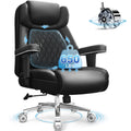 Big and Tall Office Chair 650lbs,heavy Duty Office Chairs with Dual Rubber Wheels,extra Wide Desk Chair,adjustable Ergonomic Lumbar