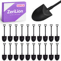 60 Pcs Black Mini Plastic Shovel Spoons for Desserts - Tiny Disposable Shovel Spoons, Dessert Decorations, Party Supplies