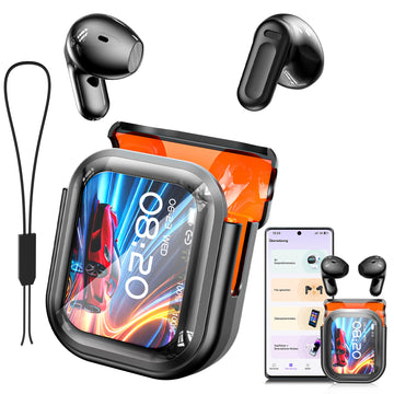 NE20 Translation Earbuds Real Time - 2025 New AI 135 Language Translator Earbuds, Audifonos Traductores Inglés Español, 4-in-2 Translating Device, Translate Ear Buds for Travel Learning
