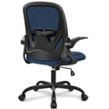 Primy Office Chair Ergonomic Desk Chair with Flip Up Armrests Swivel Breathable Desk Mesh Computer Chair with Adjustable Lumbar Support and