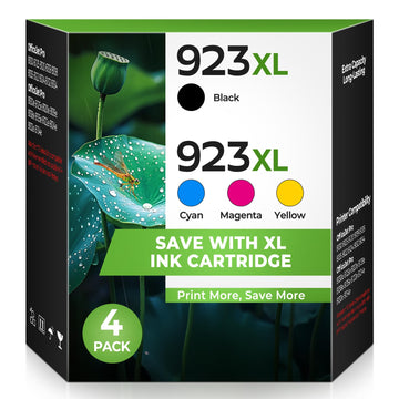 923XL 923 Ink Cartridges OfficeJet Pro 8120e 8125e 8130e Ink Cartridges Combo Pack Compatible with Hp 923e 923 XL 923 Ink OfficeJet Pro 8130e 8125e 8139e 8120e 8138e 8135 8122 8124 8132 8134 Printers