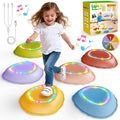 Rechargeable Stepping Stones for Kids, 6pcs Non-Slip Balance Sensory Toys for Toddler, Kids Music & Light Up Indoor and Outdoor Play Equipment, Birthday Gifts Toys for 2 3 4 5+ Year Old Kids