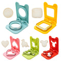 Sandwich Cutter - Sandwich cutters for kids lunch - Five shapes Crustless Sandwich sealer, Sandwich mold accessories, Sandwich Maker for toddler Lunchbox and Breakfast