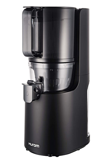 Hurom H200 Renewed Easy Clean Slow Juicer, Matte Black | Hands-Free | Hopper Fits Whole Produce | Quiet Motor | BPA Free | Easy Assembly | Cold Press Masticating Juicer