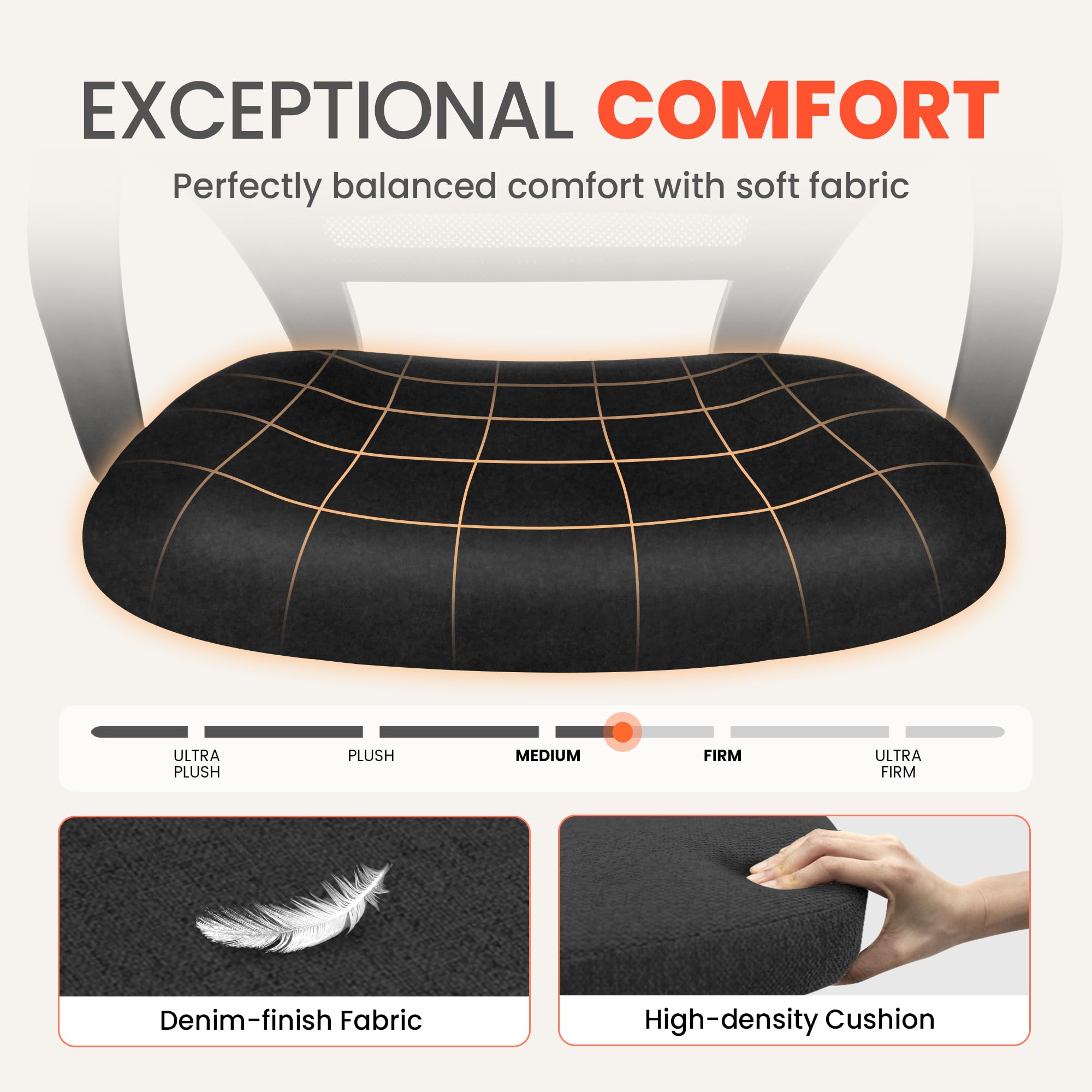 Neo Chair Office Chair Ergonomic Desk Chair Mesh Computer Chair Lumbar Support Modern Executive Adjustable Rolling Swivel Chair Comfortable Mid
