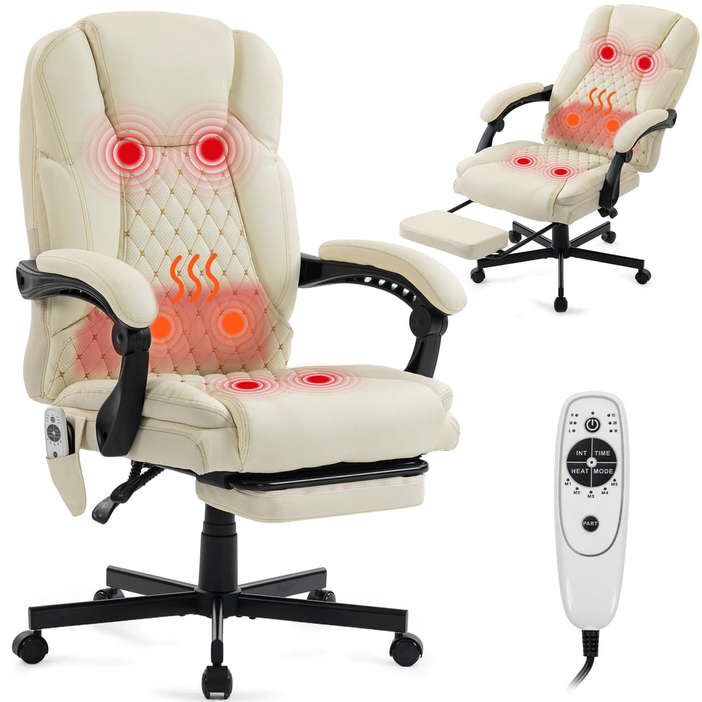 Wentum Big and Tall Office Chair 450 Lbs W/padded Flip Armrests, Extra Wide Seat for Heavy Duty Executive Desk Chair, Ergonomic Rocking