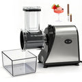 Snow Cone Machine & Shaved Ice Machine, Crushed Ice Maker in Stainless Steel Metal Design with Ice Pick & Tray – Powerful Motor, Sharp Blades, Fast Ice Shaving for Home, Parties