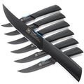 Steak Knives Set of 6, 4.7 Inch Dishwasher Safe Non-Serrated Table Knives, Ultra Sharp for Precise Cutting, Non-Stick Blade & Rust Proof, Easy to Maintain Ideal for Home Restaurant Party