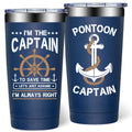 Boating Gifts for Men - Captain Gift for Man, Dad, Husband - Gifts for Boat Owner, Team Captains, Fire Captains - Boat Accessories - 20oz Tumbler