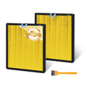 2 Pack Vital 200S Replacement Filter Compatible with LEVOIT Vital 200S Air Purifier, 3-in-1 H13 Grade True HEPA, High-Efficiency Activated Carbon Vital 200S-P Replacement Filter, Vital 200S-RF, Yellow