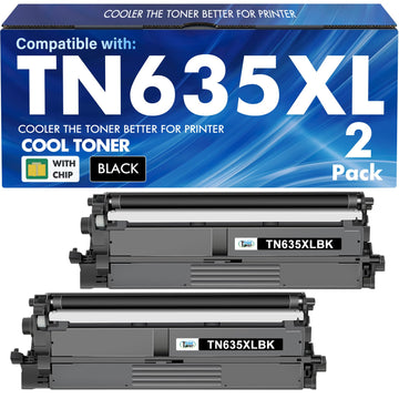 TN635XL TN635 Black Toner Cartridge TN635XLBK MFC-L8930CDW High Yield | Compatible for Brother TN 635XL TN-635XL HL-L8430CDW MFC-L8730CDW HL-L8570CDW MFC-L8970CDW HL-L8430CDWT Ink Printer 2 Pack