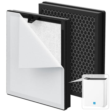5-in-1 Air Filter Compatible with AEOCKY Air Purifier Model Cybertron, for Home Large Room Pets (with Washable Pre-Filter), 2 Pack