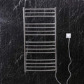 Heated Towel Rail Rails High-end Electric Towel Rack Stainless Steel Electric Towel Holder Wall Mounted Hand Towel Holder Rack for Bathroom and Spa (Size : A)
