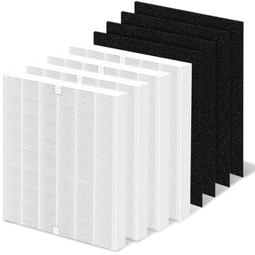 AP-1512HH Replacement Filter Compatible with Coway Airmega AP-1512HH | and FOR Airmega 200M air Puri-fier, AP-1512HH-FP, AP-1518R, AP-1519P, 4 Filter, 4 Carbon Filters, Compared to Part #3304899