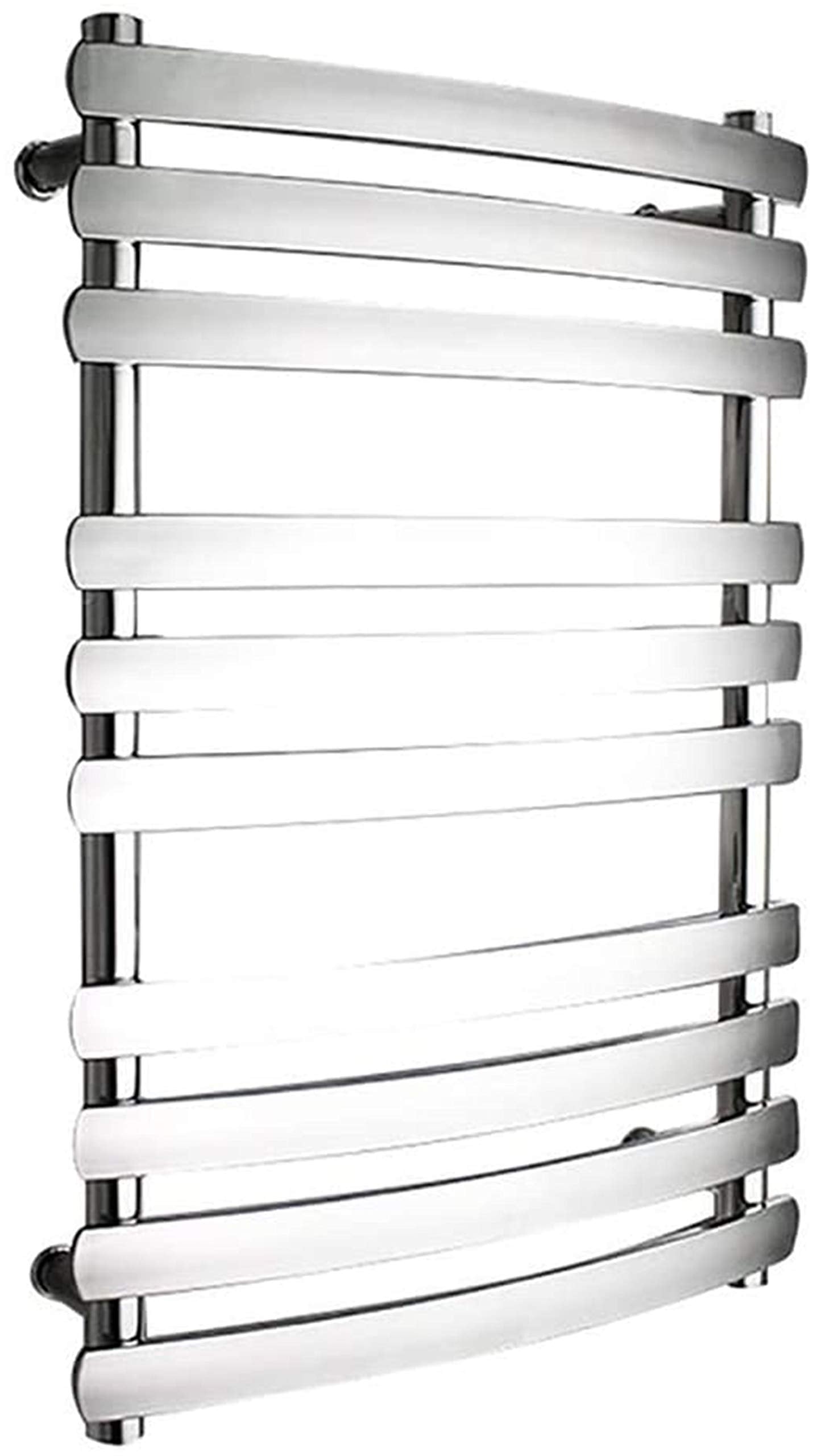 Bathroom Wall Heater Towel Warmer,Towel Warmers,Electric Thermostatic Bathroom Heated Towel Rail Radiator Towel Drying Rack with Plug in 780 x 350 mm 83 W Chrome 304stainless Steel,Silver