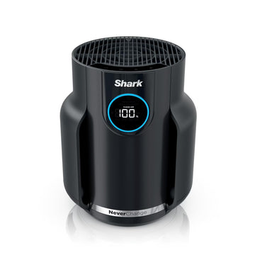 Shark NeverChange Compact Pro 250 Sq Ft HEPA Air Purifier, 5-Year HEPA-Exceeding Filter, Captures Pollutants, Pet Dander, Dust, and Smoke, Black, HP070 (Renewed)