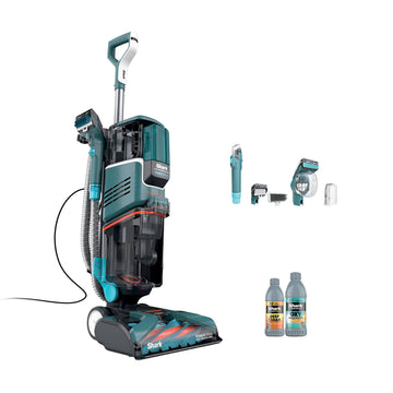 Shark R-EX205 CarpetXpert Carpet, Area Rug & Upholstery Cleaner with StainStriker, Built-in Spot & Stain Cleaner, Teal - Certified , EX200 Series (Renewed)
