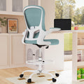 Drafting Chair, Tall Office Chair with Flip-up Armrests Executive Ergonomic Computer Standing Desk Chair, Office Drafting Chair with Lumbar