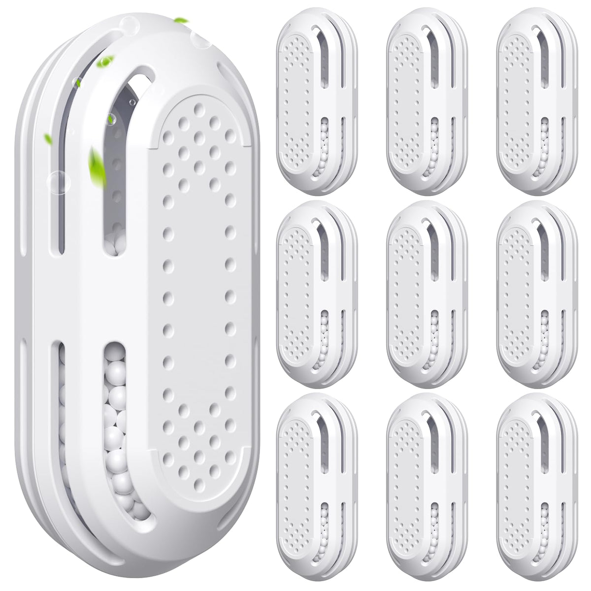 ShufudeJa 10 Pack Humidifier Demineralization Cartridge Compatible with LEVOIT Top Fill Humidifiers, Classic 160, LV600S, OasisMist 450S, OasisMist 1000S, Calcium and Magnesium Ion Softening, White