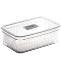 BINO | Produce Saver - 15.2 Cup/3.6L | Fridge Storage Containers for Fruits and Vegetables | Vegetable Storage with Adjustable Air Vent, Removable Basket | BPA-Free Fridge Organizers and Storage