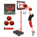 ShyLizard Boys Toy Gifts for 3 4 5 6 7 8 Years Old, Kids Basketball Hoop Adjustable Height 3.5FT-6.2FT, Mini Basketball Hoop for Kids, Basketball Goal Toys Outdoor Indoor Game Gifts for Boys