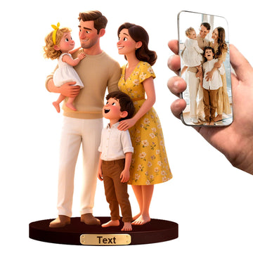 HSAEANZL Personalization Custom Cartoon Figurine From Photo