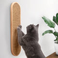 7 Ruby Road Indoor Cat Wall Scratcher — Multidirectional Sisal Scratch Pad & Board for Furniture Protection, Space-Saving Wall or Floor Use, Solid Rubberwood, All Breeds (Natural)