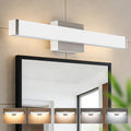 Bathroom Light Fixtures Over Mirror 22IN, 19W 5CCT Dimmable Modern Vanity Lights,Bar Vanity Light for Bathroom Mirror Restroom, Wall Light Fixtures Vanity Lighting