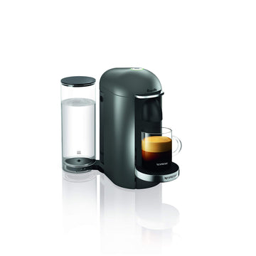 Nespresso VertuoPlus Deluxe Coffee and Espresso Machine by Breville, Titan (Renewed)