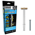 TOGGLER SNAPTOGGLE BB Toggle Anchor with Bolts, Zinc-Plated Steel Channel, Made in US, 3/8" to 3-5/8" Grip Range, For 1/4"-20 UNC Fastener Size (Pack of 10)
