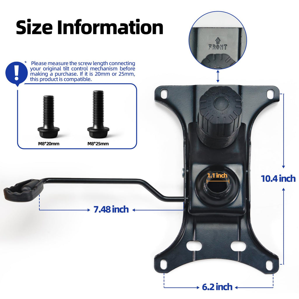 Sytopia 28 Inch Office Chair Base Replacement with Reinforced Metal Legs (2200lbs), Chair Bottom Part for Most Chairs, Universal Gas Cylinder