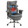 Big and Tall Massage Office Chair with Heat, Extra Wide Double-layer Pocket Spring Cushion, High Back Reclining Gaming Chair with Adjustable